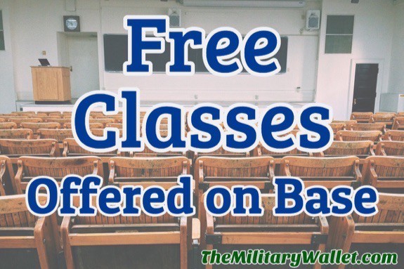 Free Classes on Base - Military Education Opportunities